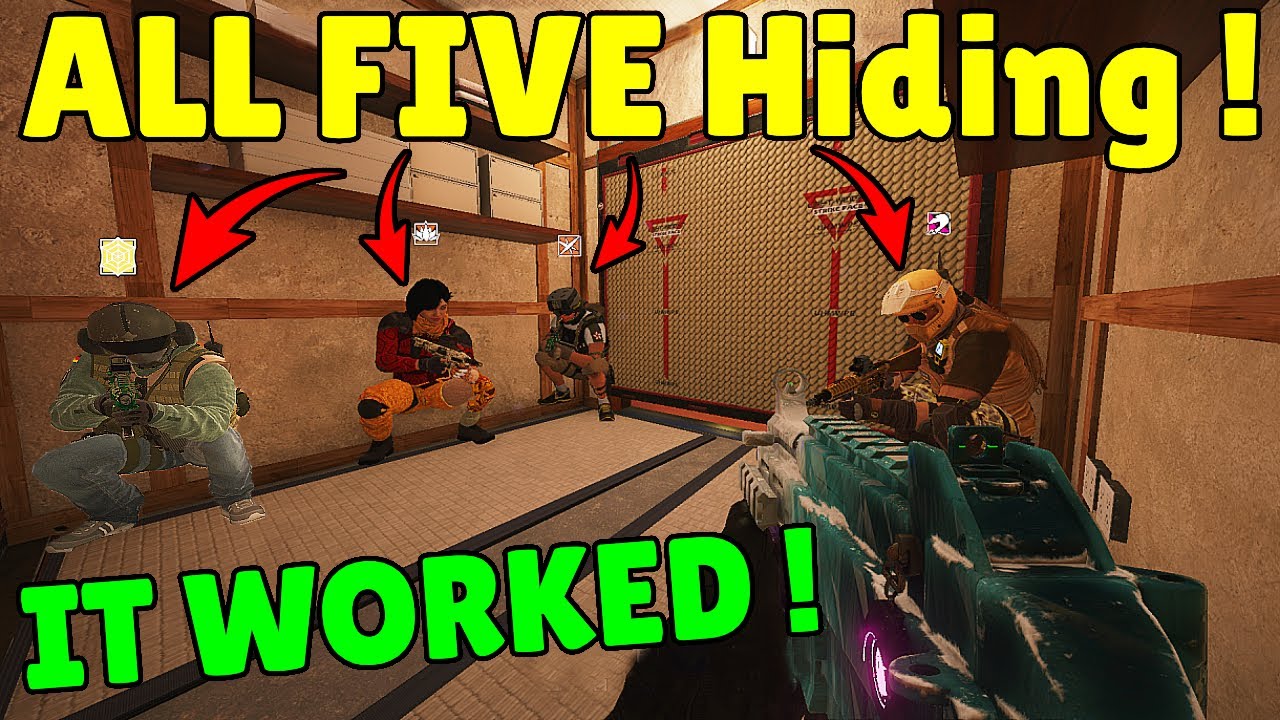 ALL FIVE Defenders * Locked * Themselves In The Objective And They WON ! - Rainbow Six Siege
