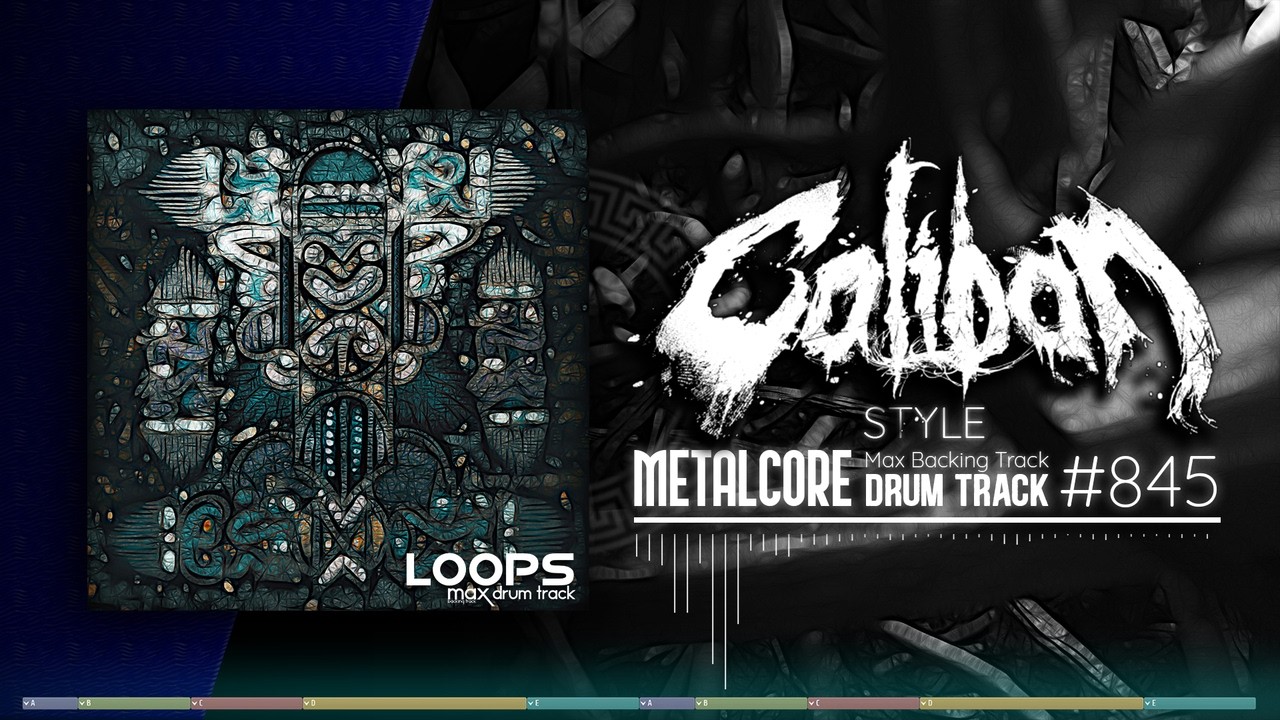 Metalcore Drum Track / Caliban Style / 185 bpm