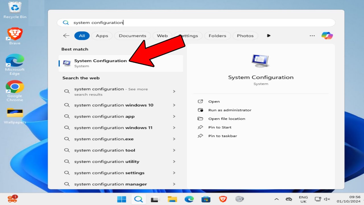 How To Fix msconfig Missing in Windows (System Configuration)