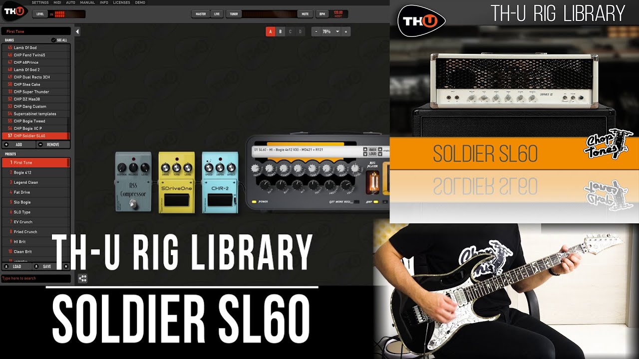 Overloud TH-U Rig Libraries | Soldier SL60 | Playthrough (Soldano SL60 Series II Made in USA)
