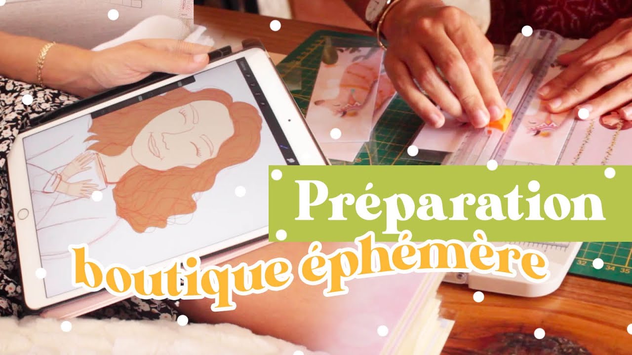 STUDIO VLOG | Boutique éphémère et portrait personnalisé