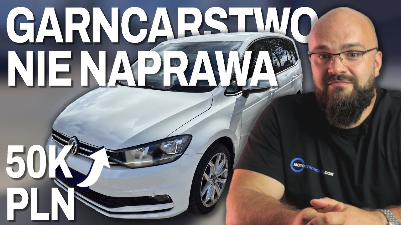 To garncarstwo, nie naprawa... - Volskwagen Touran 2.0 TDI 150 KM 2018 rok 250000 km 50000 zł