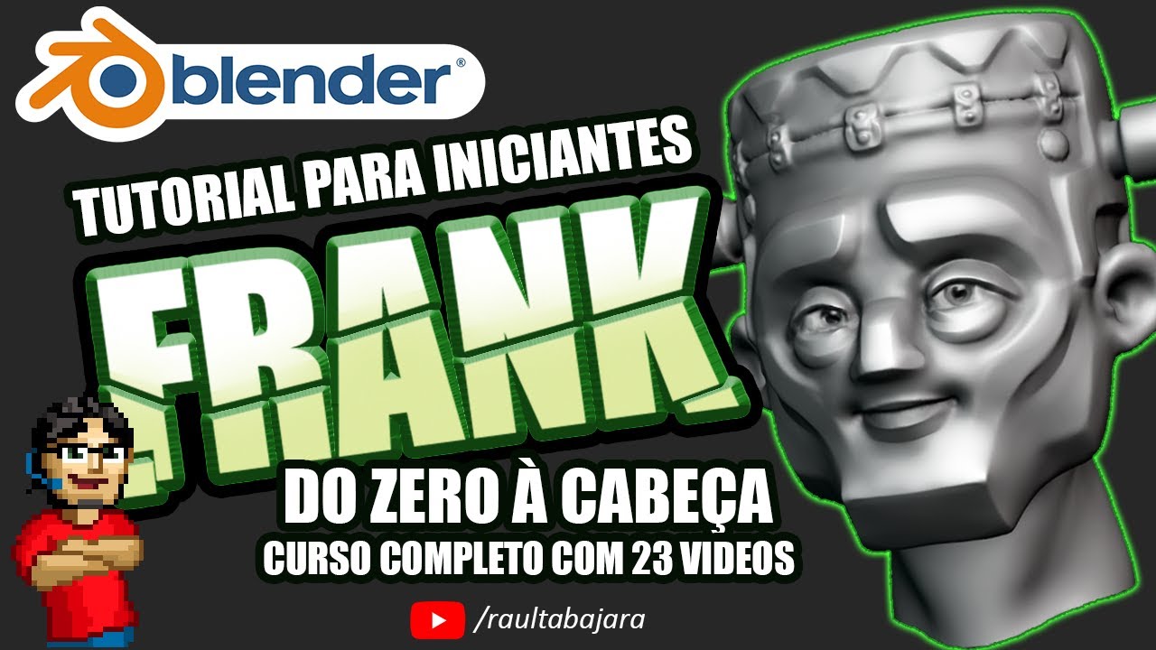 Curso Blender Sculpt #011 - Cabeça Básica FRANK - aula 07 - Brush Clay Stripes