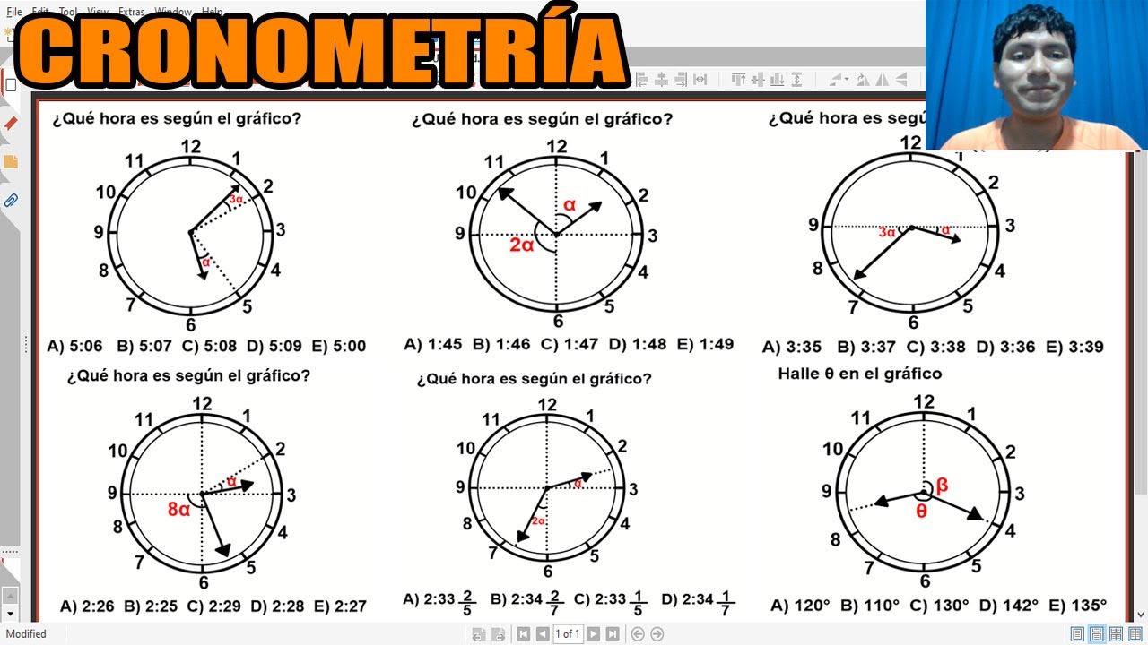 CRONOMETRIA RELOJES RAZONAMIENTO MATEMATICO PROBLEMAS RESUELTOS (TODO NIVEL)
