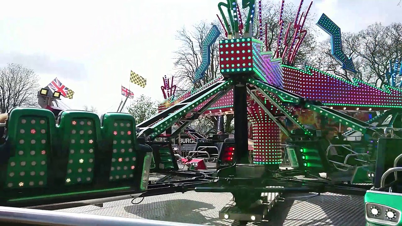 King Sizzler Ride at Bath Fun Fair, 6 April 2019