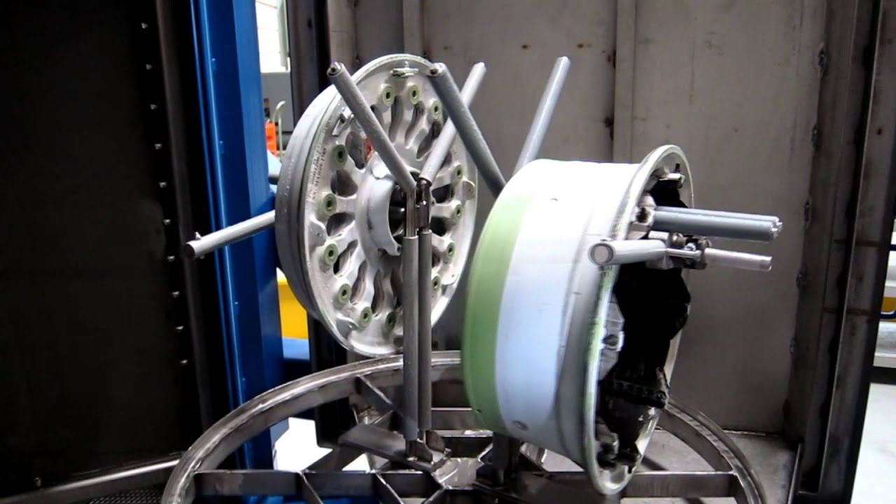 Aircraft Wheel Washer - Stingray Parts Washer