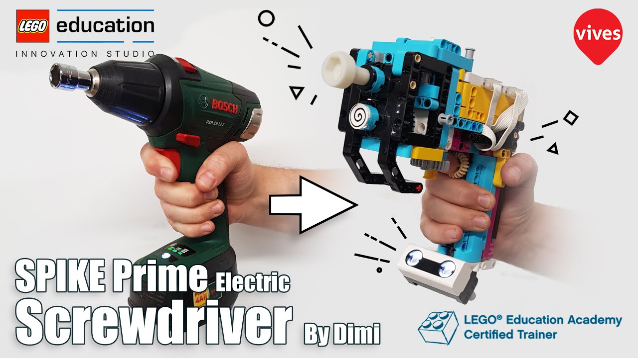 How to make a LEGO SPIKE Prime electric screwdriver