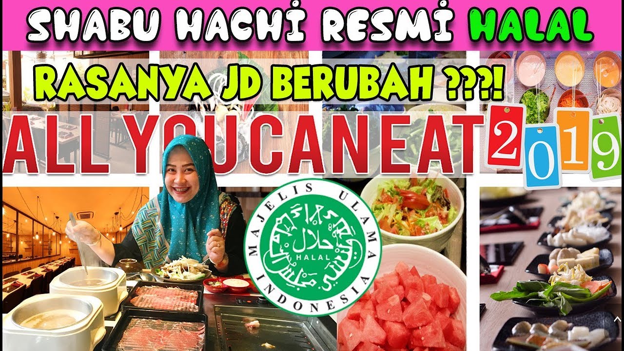 ALL YOU CAN EAT HALAL !!! Makan minum nambah sepuasnya sampe kenyang tanpa ragu di Shabu Hachi
