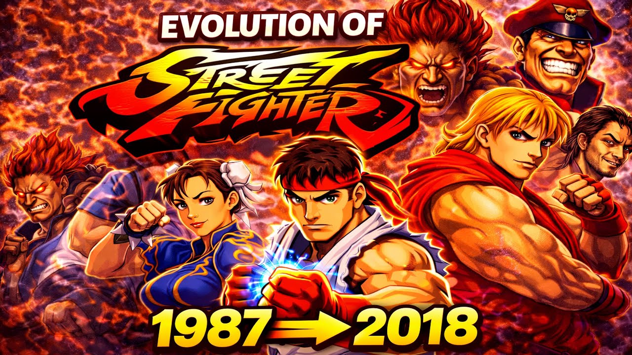 Evolution of Street Fighter Games (1987–2018) | Which One Is the Best?