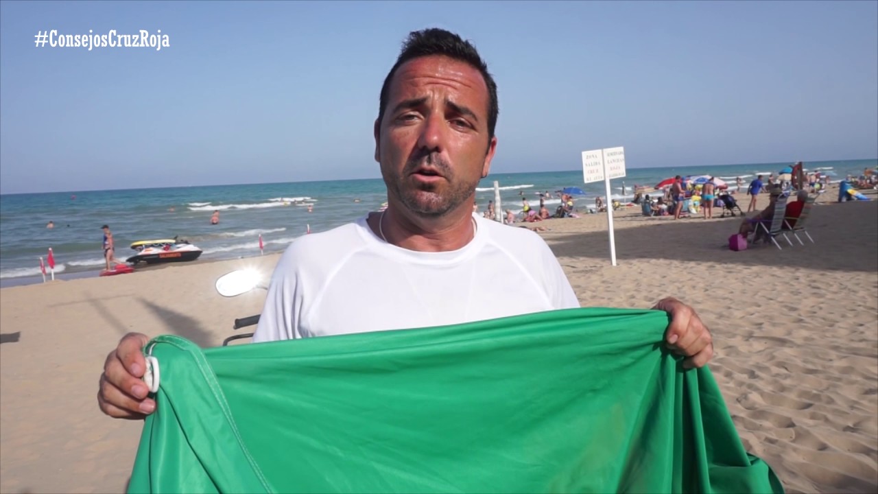 Consejos en playas: información de las banderas