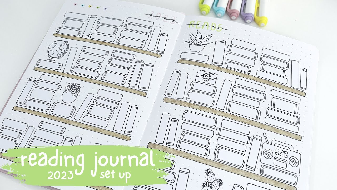 READING JOURNAL SET UP 2023 | Yop & Tom Blush Pink A5 Journal