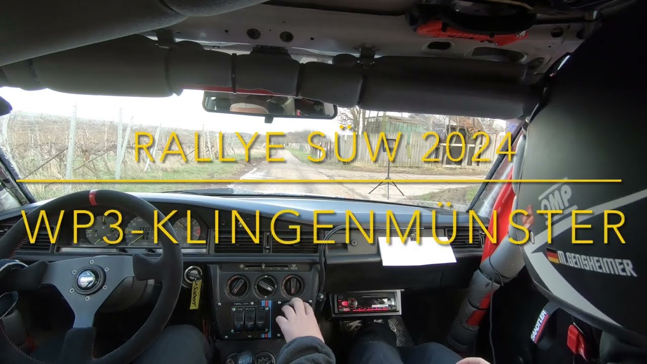 Rallye Südliche Weinstraße Historic 2024 - WP3 Mercedes Benz 190E