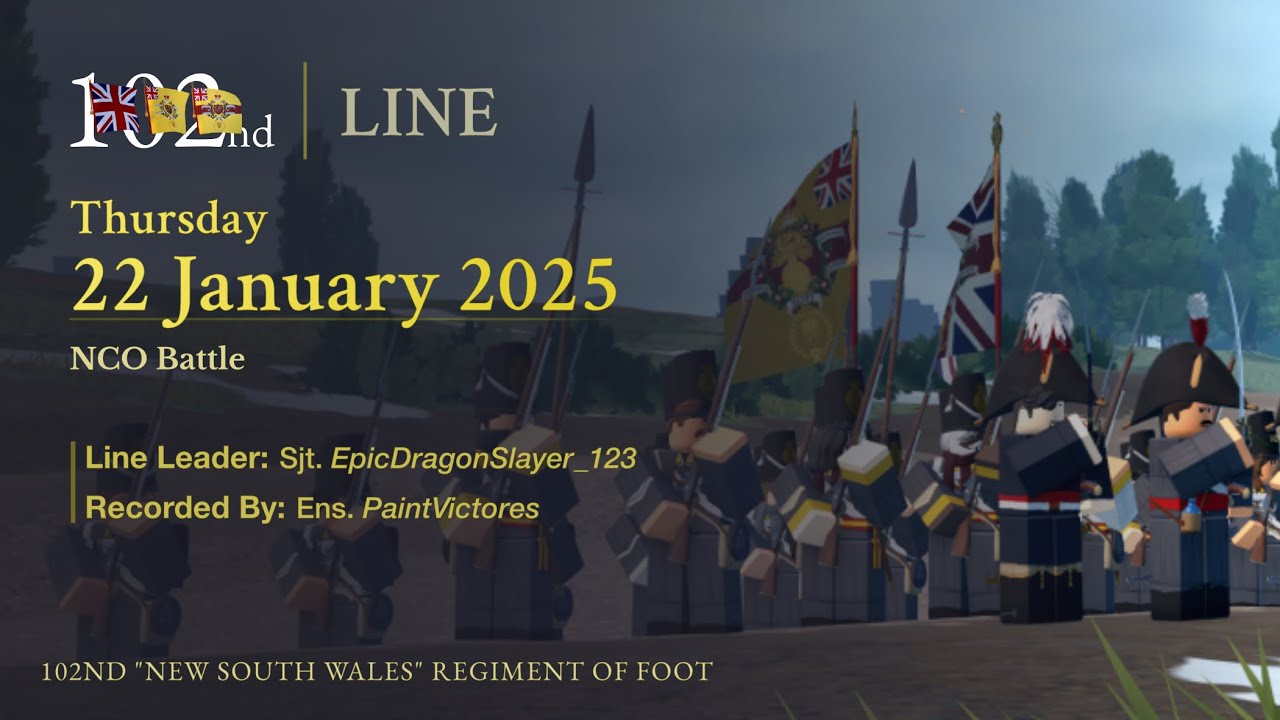 What the hell is this rally - [Line POV] 102nd Regiment of Foot (EpicDragonSlayer) - Jan 22, 2026