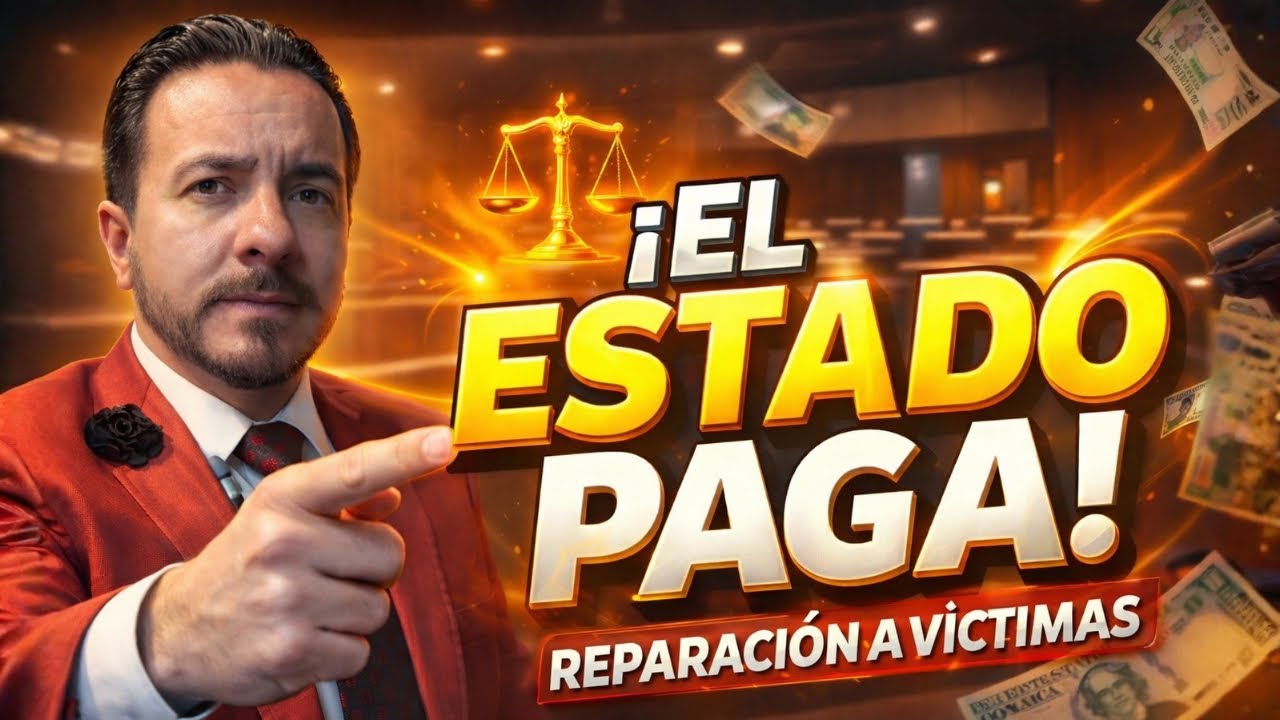 Si el delincuente NO TIENE DINERO, ¡El Estado PAGA! ⚖️💸 (Reparación del Daño a Víctimas)