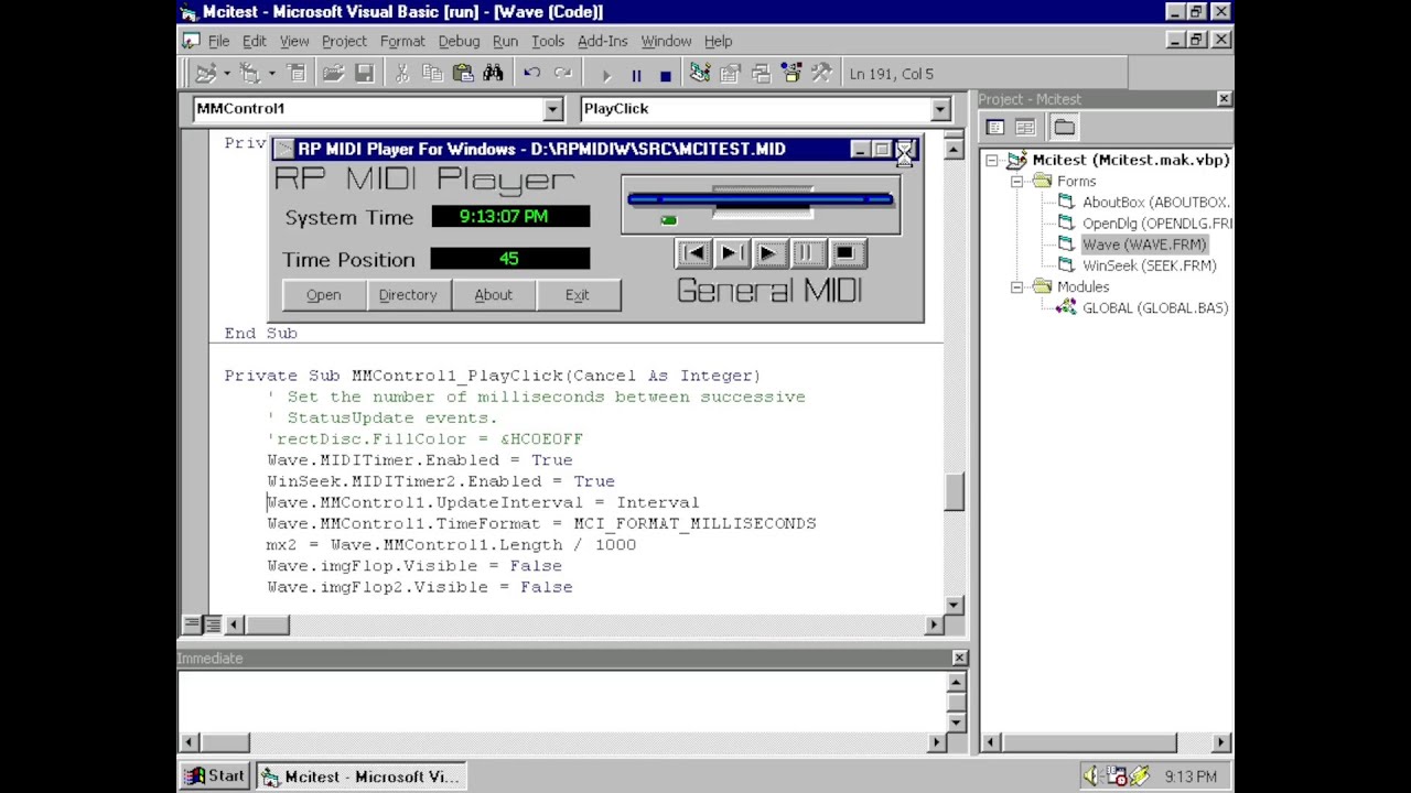 VB5 Amateur Night (DOSBox)