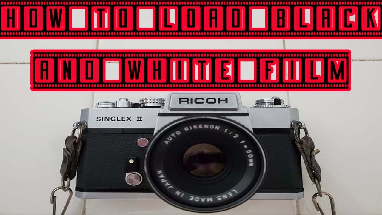 How to Load (and unload) Black and White Film onto a Ricoh Singlex II