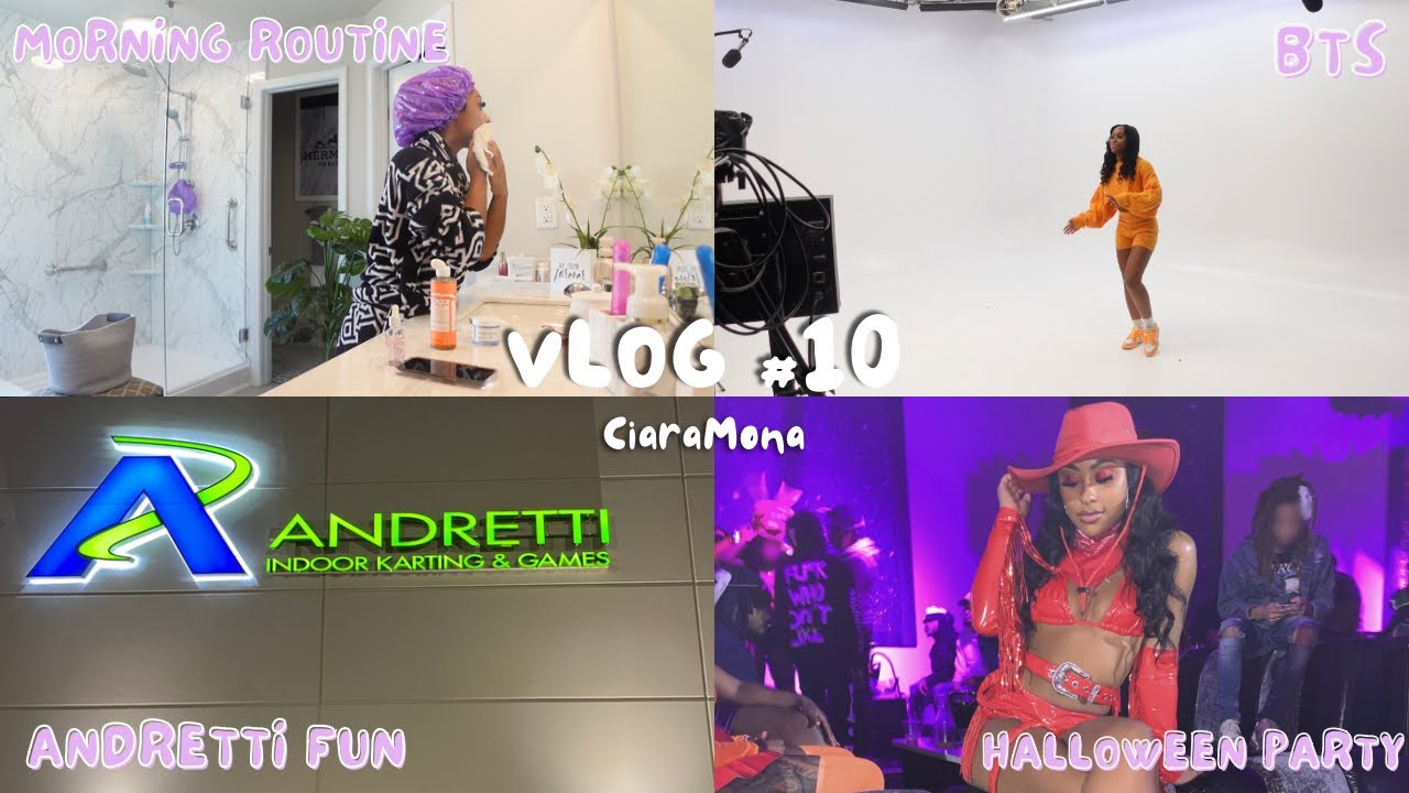 VLOG | Morning Routine+ GRWM Halloween party+ Studio vibes+ Andretti’s+ Target Run & More