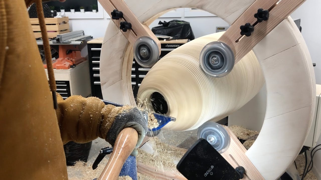Woodturning (Ep. 13) - Huge Hollow Vase