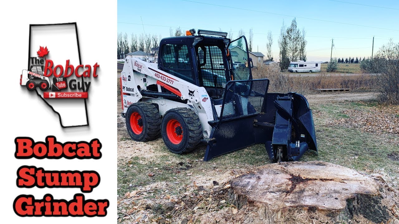 Bobcat stump grinder
