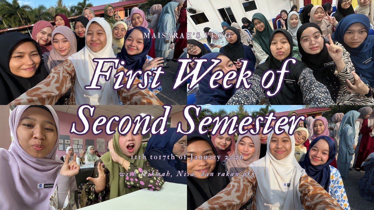 A Week in My Life | Second Semester Begins 🧸📚