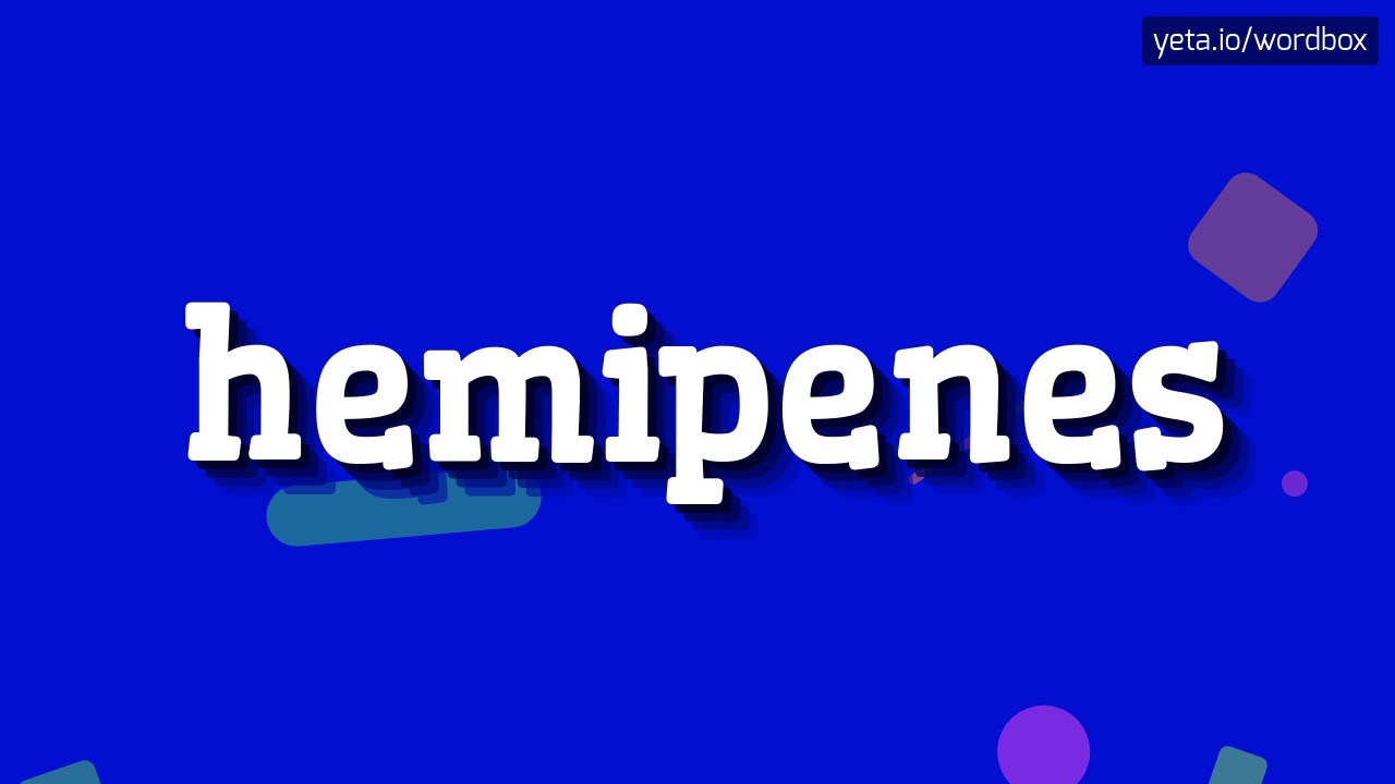 ГЕМИПЕНЫ - КАК ЭТО ПРОИЗНОСИТЬ!?