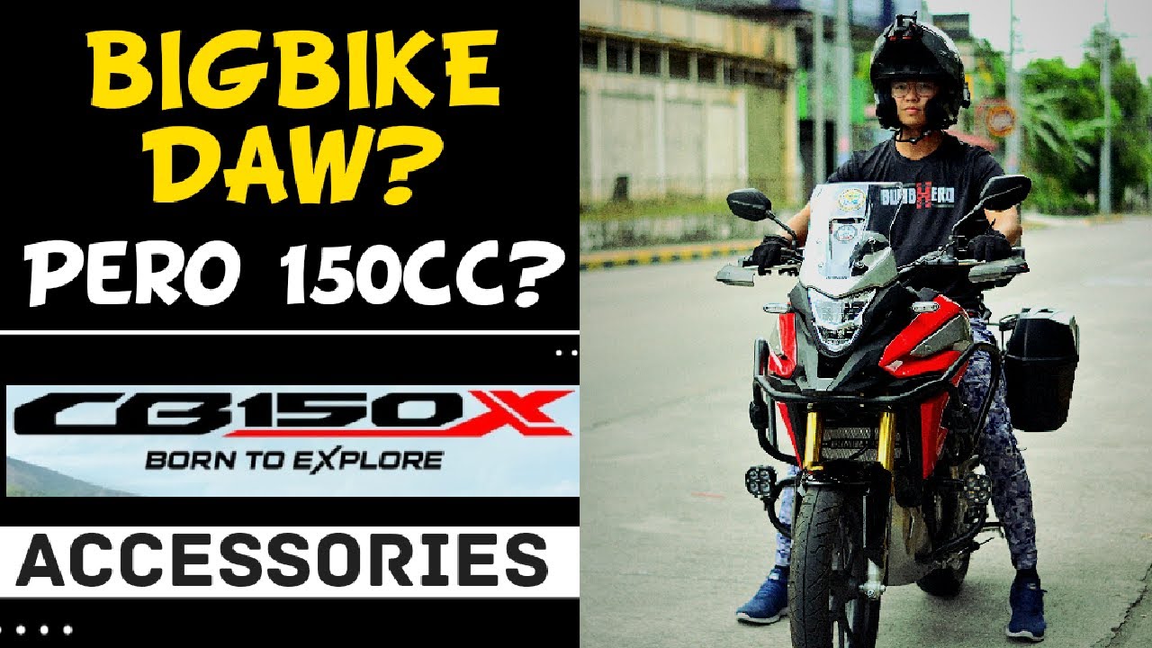 HONDA CB150X Accessories | Mukhang Bigbike ang Tindig