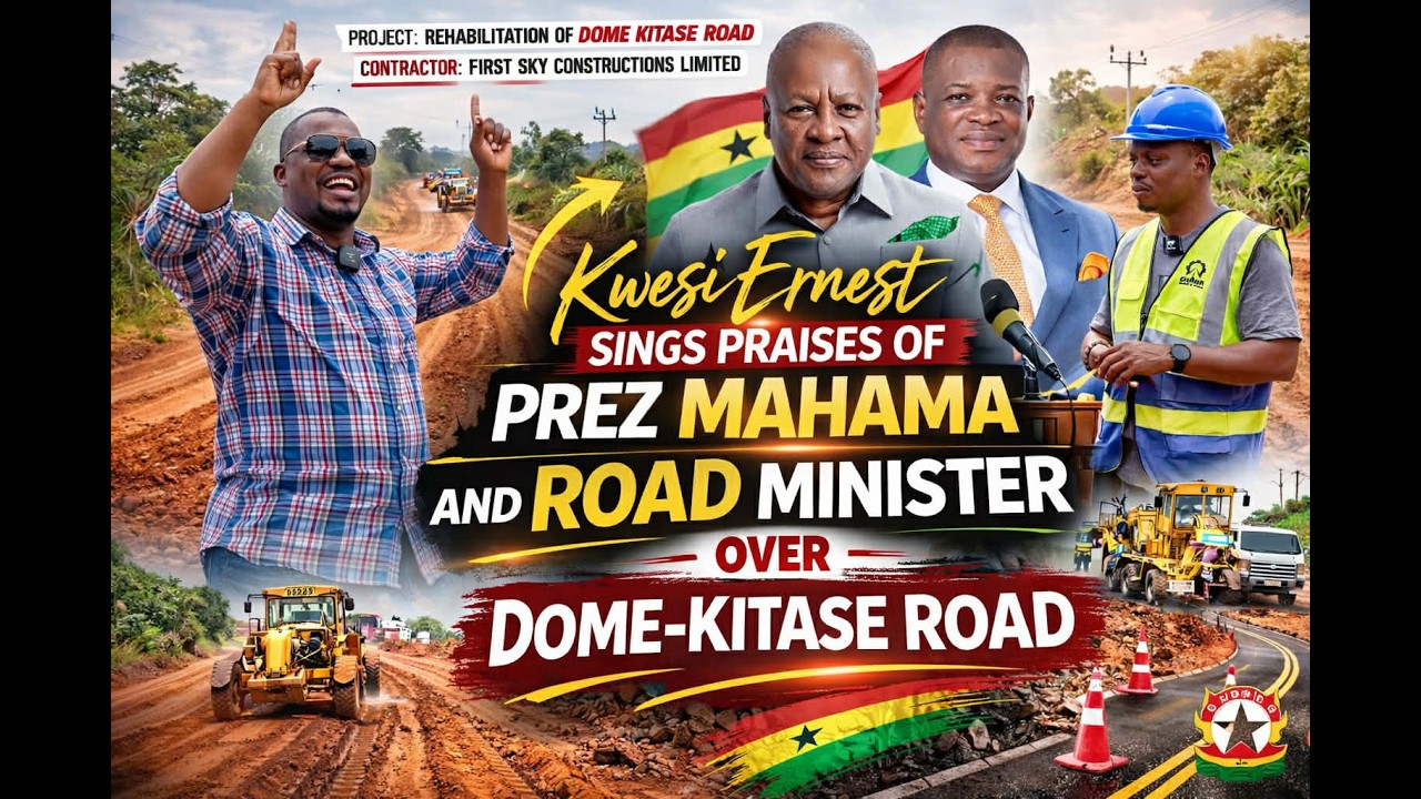 BIG PUSH: MASSIVE PROGRESS on DOME-KITASE ROAD. Residents are happy that contractor is back on site