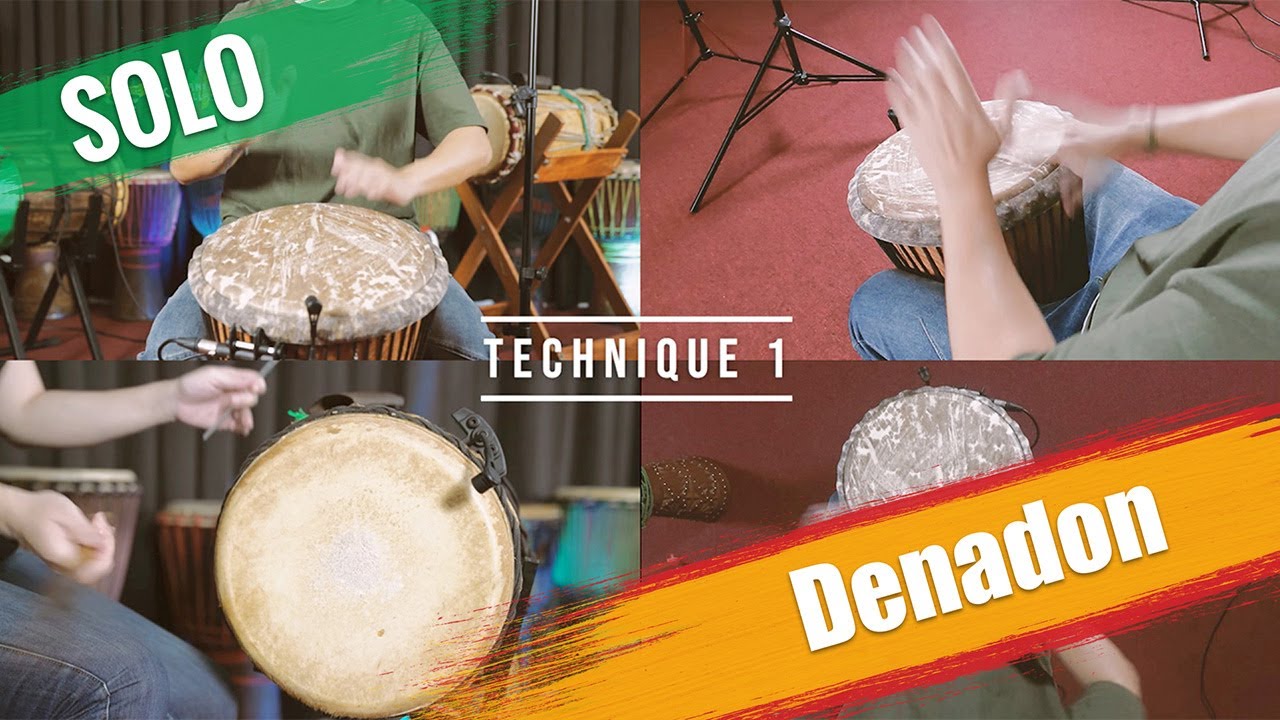 Solo improvisation : Denadon - Fanka version (Djembe demo with Dunun and performance)