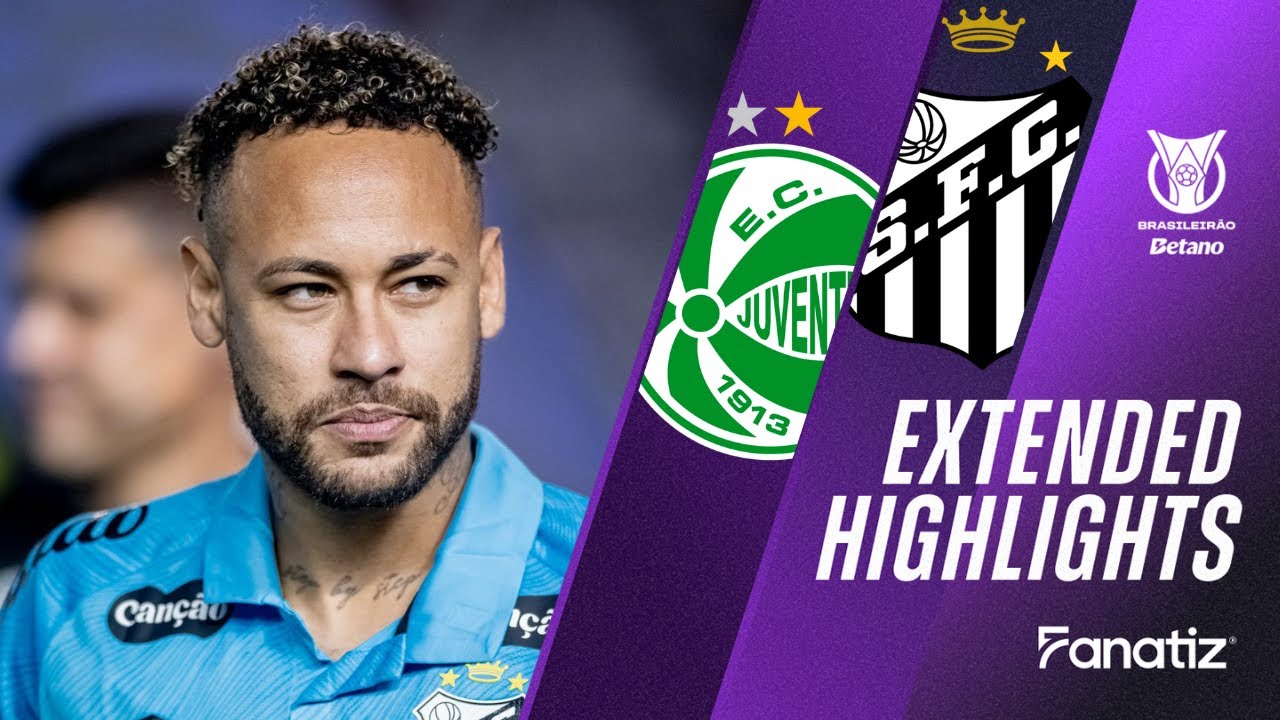 Juventude vs Santos 0-3 | Game Highlights | #Brasileirao2025