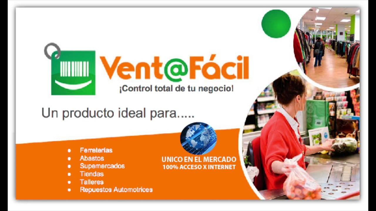 Venta fácil Sistema Facturación Inventarios para comercios
