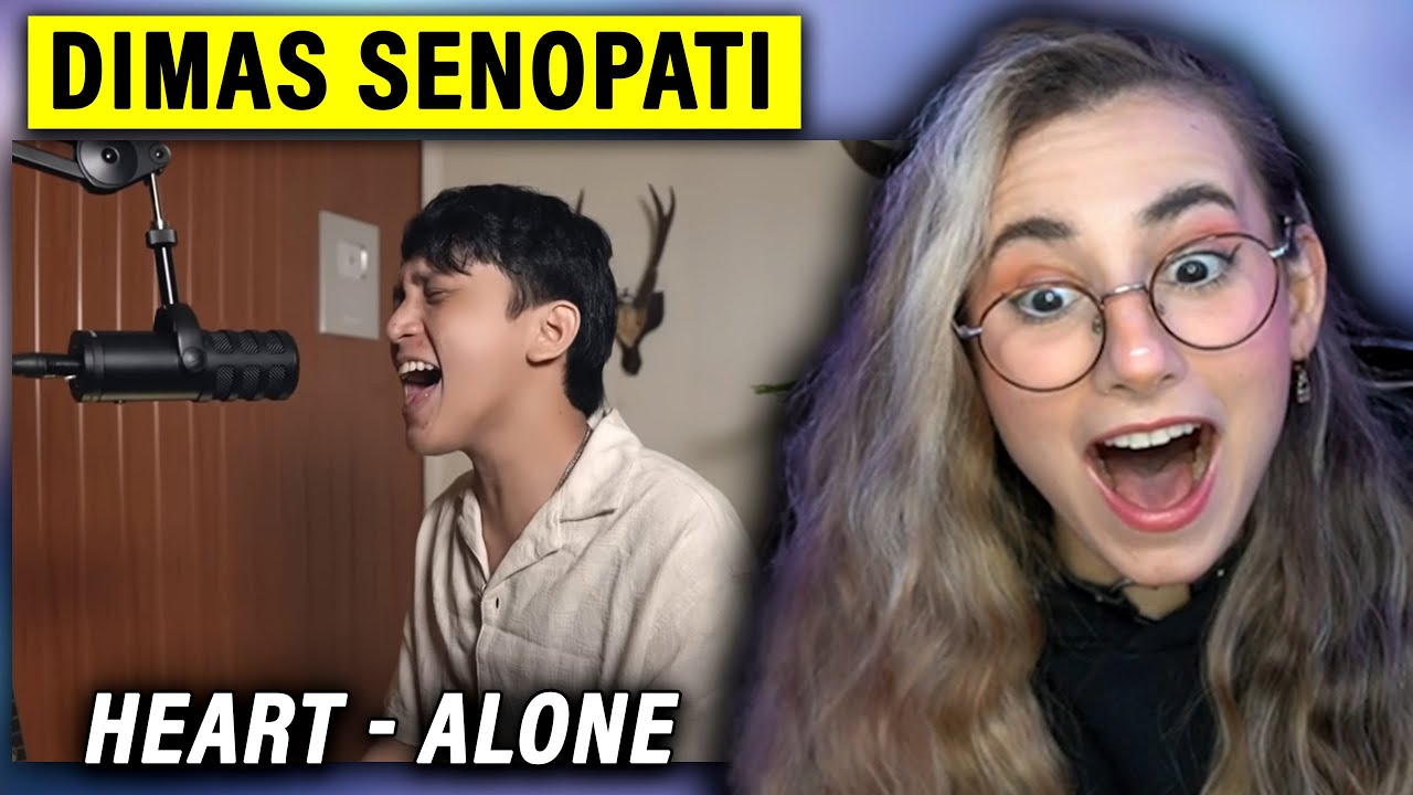 DIMAS SENOPATI Heart - Alone - Cover | Singer Bassist Musician Reacts