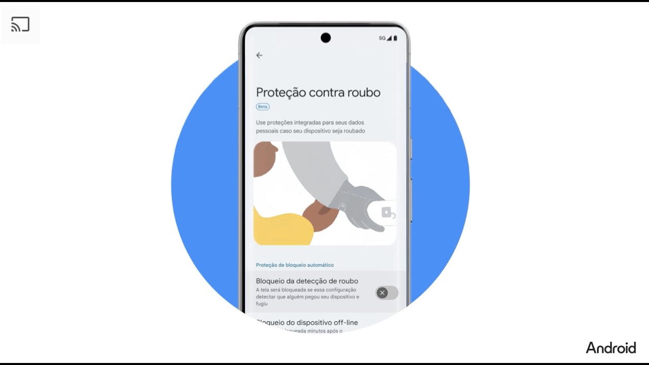 Proteção contra roubo Android