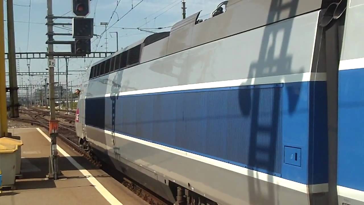 Double Set TGV departs Zurich HB