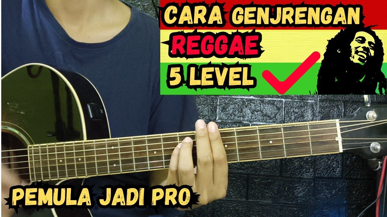 Tutorial 5 Genjrengan Reggae // Bisa 5 Level Pemula Langsung Jadi PRO