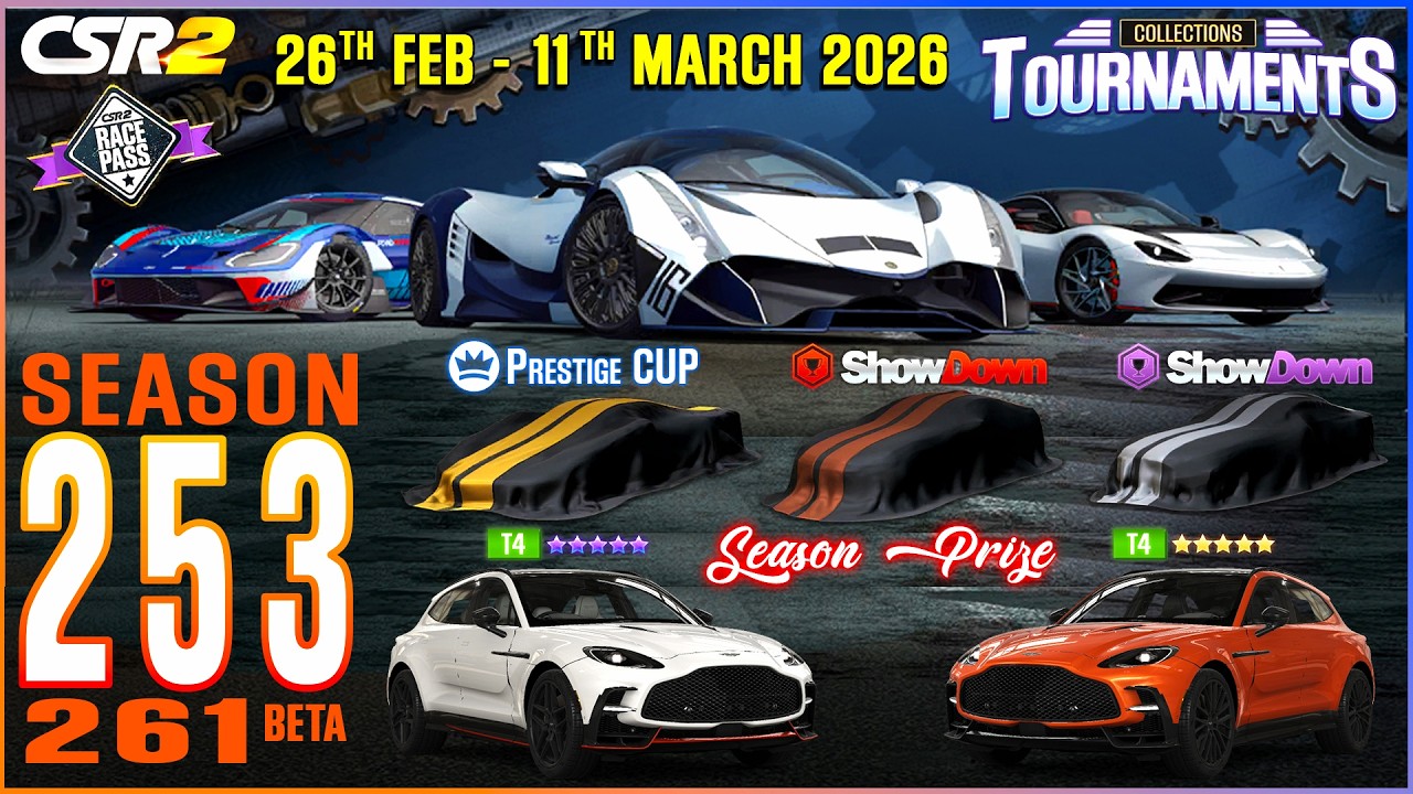 CSR2 | SEASON 253 (261 BETA)  | COMPLETE INFO!