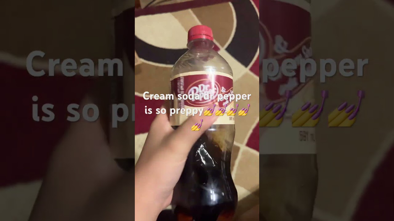 Dr.pepper - cream soda