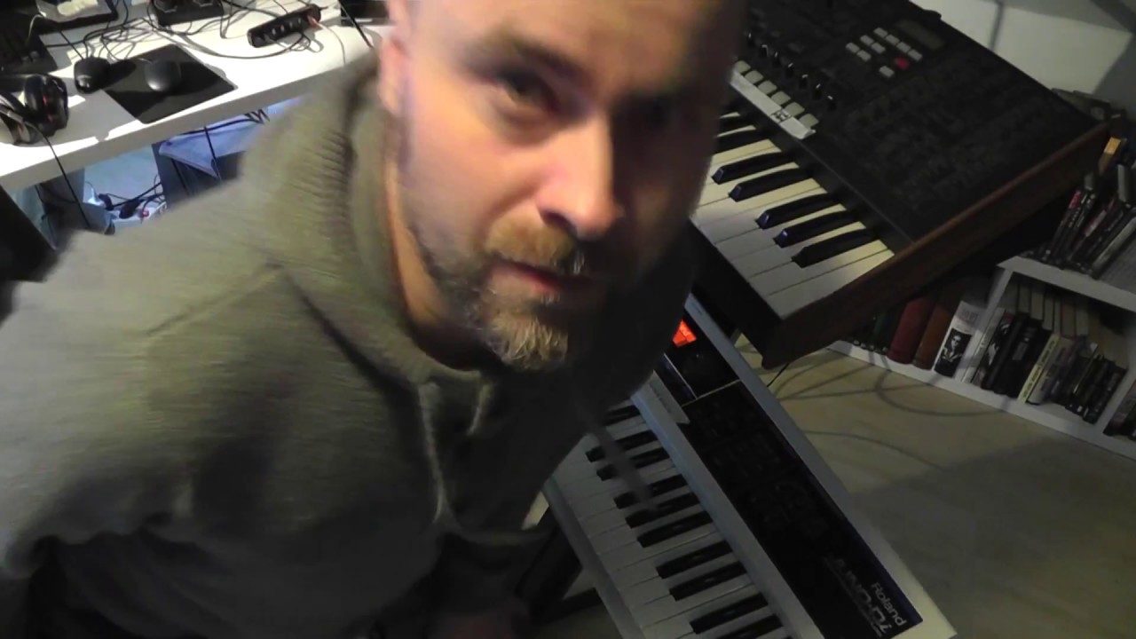 Recording Keyboards for the seventh A.C.T album