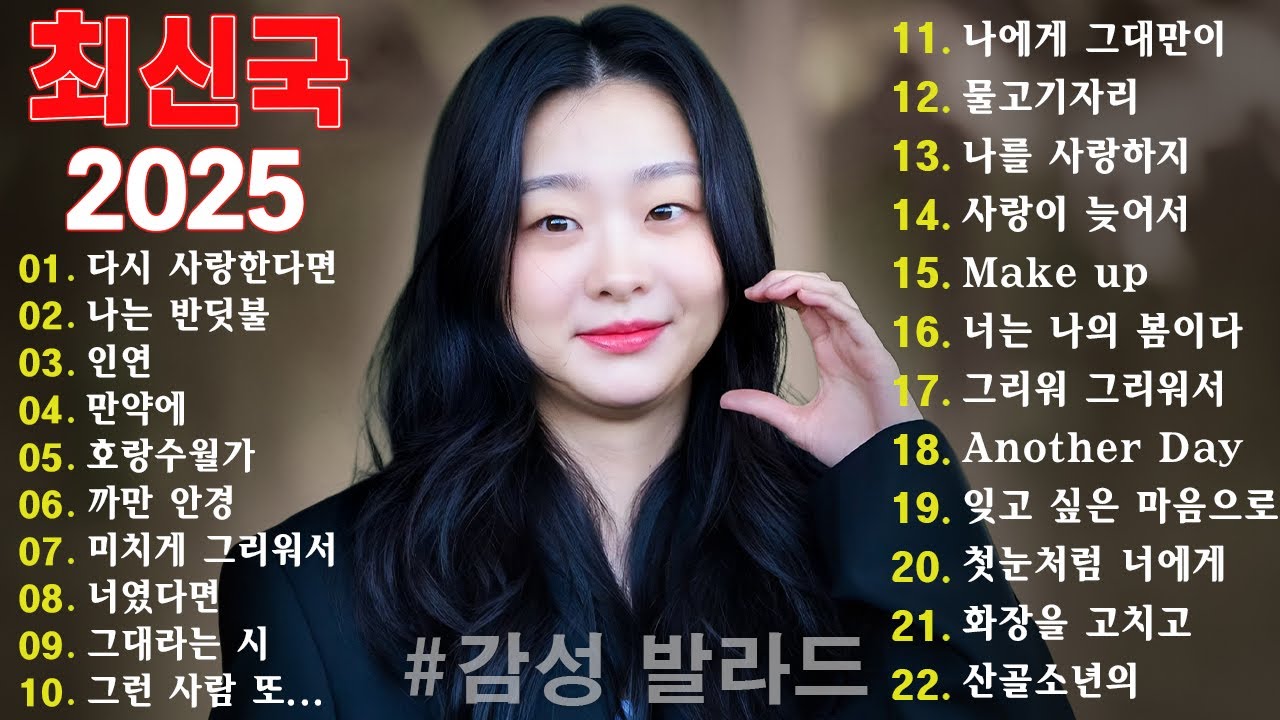 지친 하루 끝 귀를 적시는 감성 발라드 🎶 광고 없는 힐링 명곡 플레이리스트｜백지영, 성시경, 더원, 이승기, 김필, 양파, 임창정