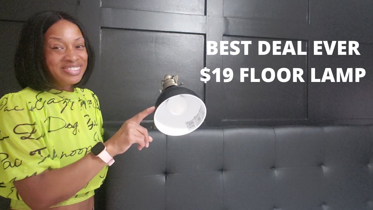 $19.00 FLOOR LAMPS FROM HOME DEPOT: The Lowest Prices Ever!