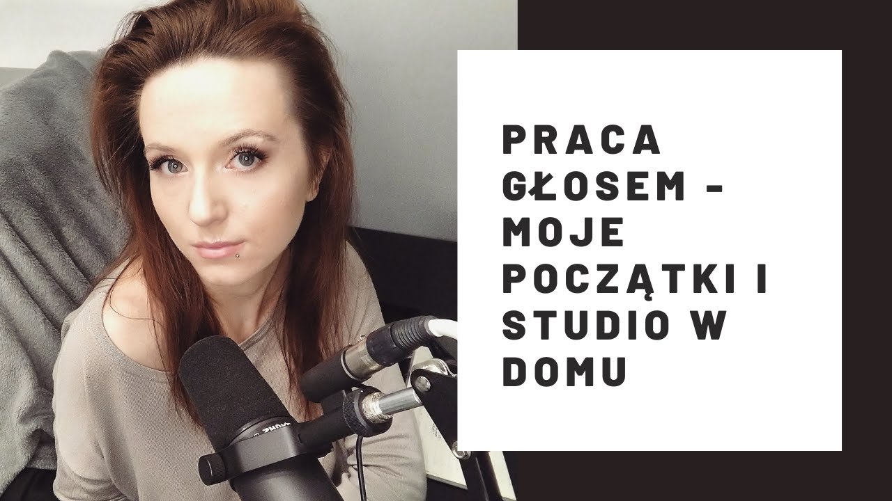 Praca głosem - moje początki i studio w domu | Zadbaj o swój Mega Głos