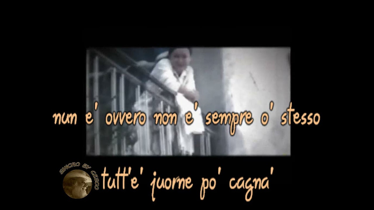 Pino Daniele - Terra mia (karaoke - fair use)