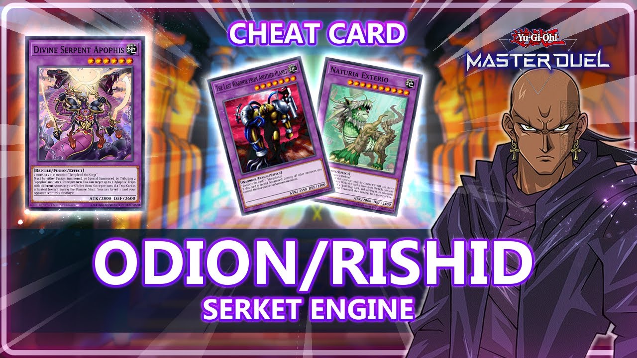 ODION NEW CHEATING CARD? New Apophis/Temple of The Kings/Serket/Rishid - [Yu-Gi-Oh! Master Duel]