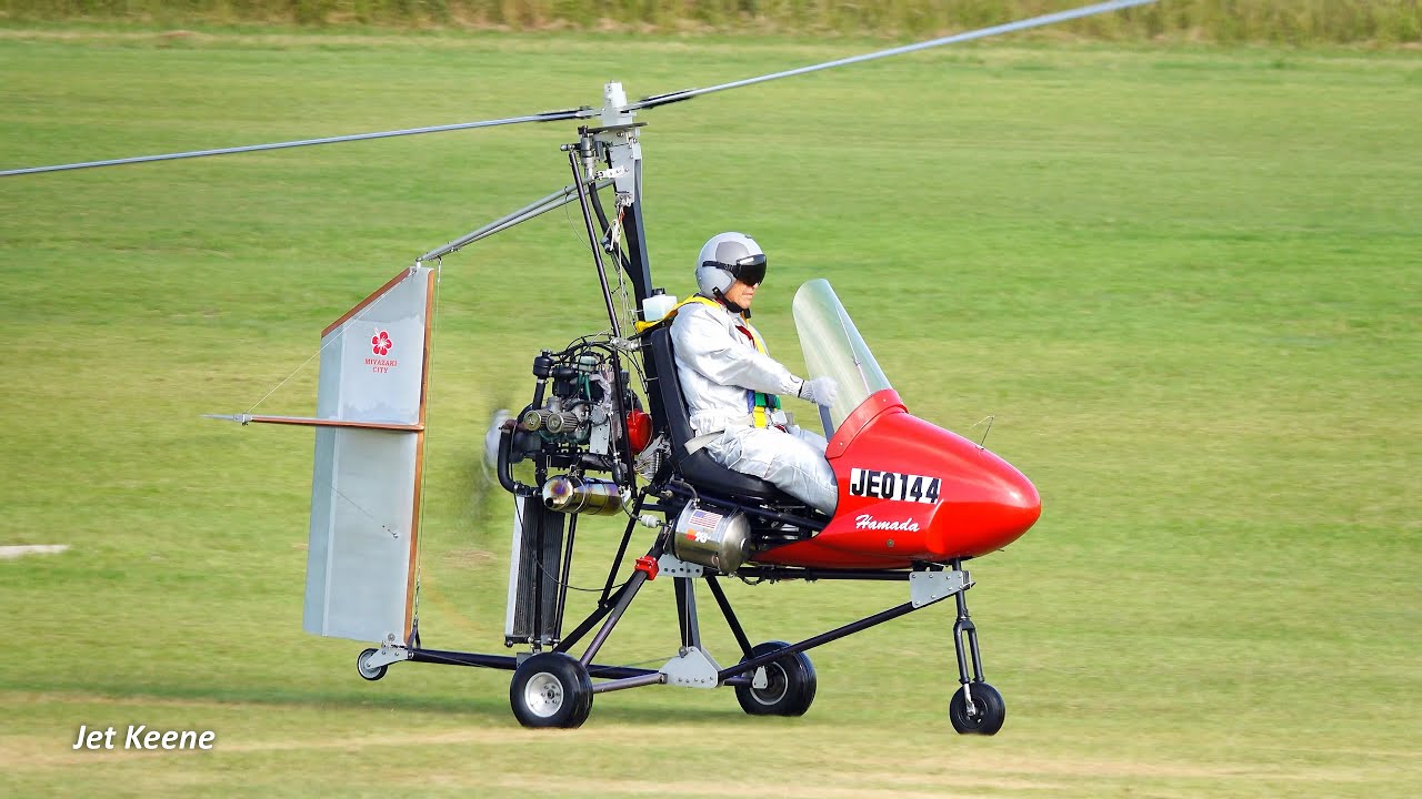 Air Command R532 Gyrocopter Takeoff, Flight & Landing