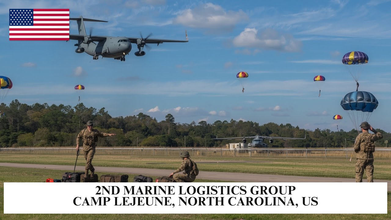 US Marines Conduct Container Shipping Capability Training For Multi-Terrain Combat Missions