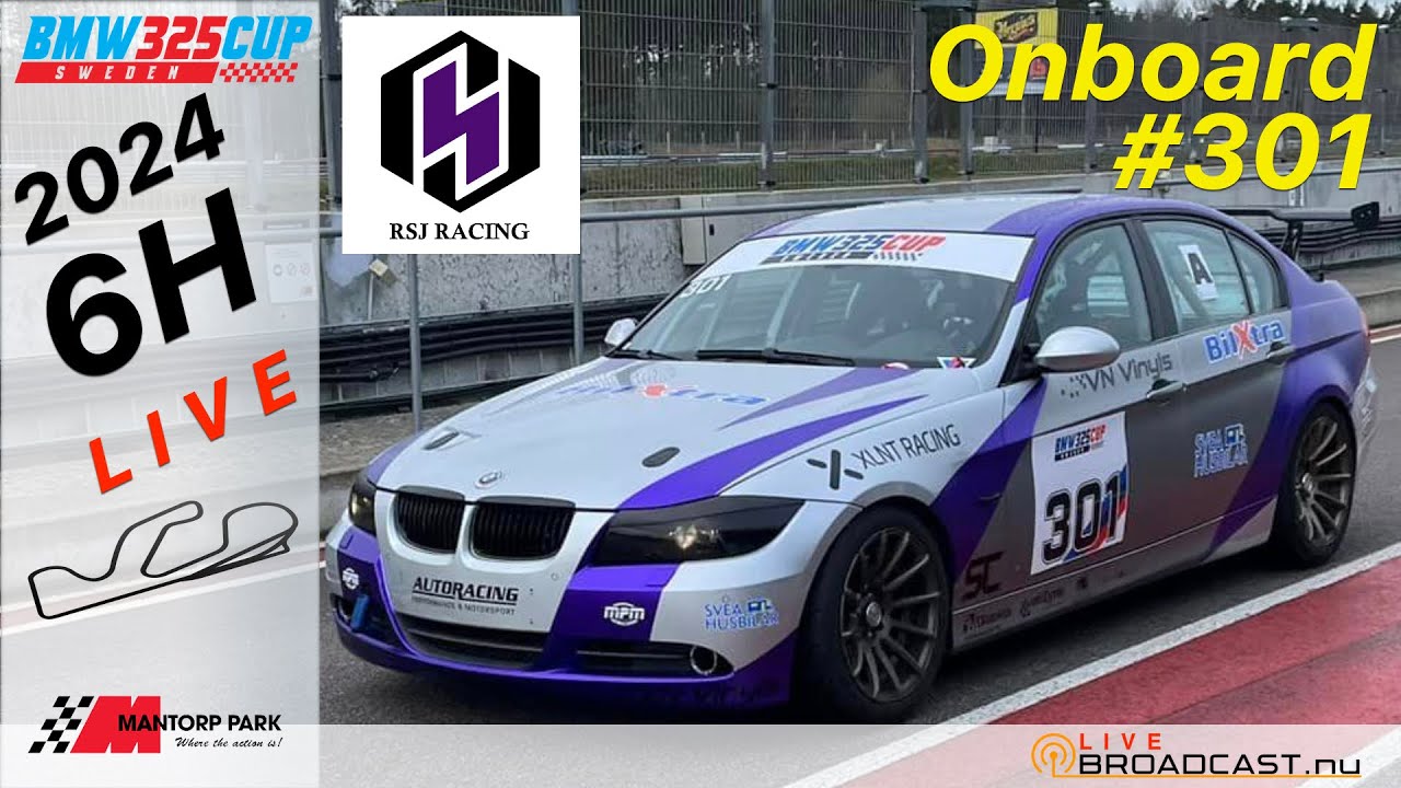 Onboard #301 | RSJ Racing | BMW 325 Cup | Mantorp Park 2024