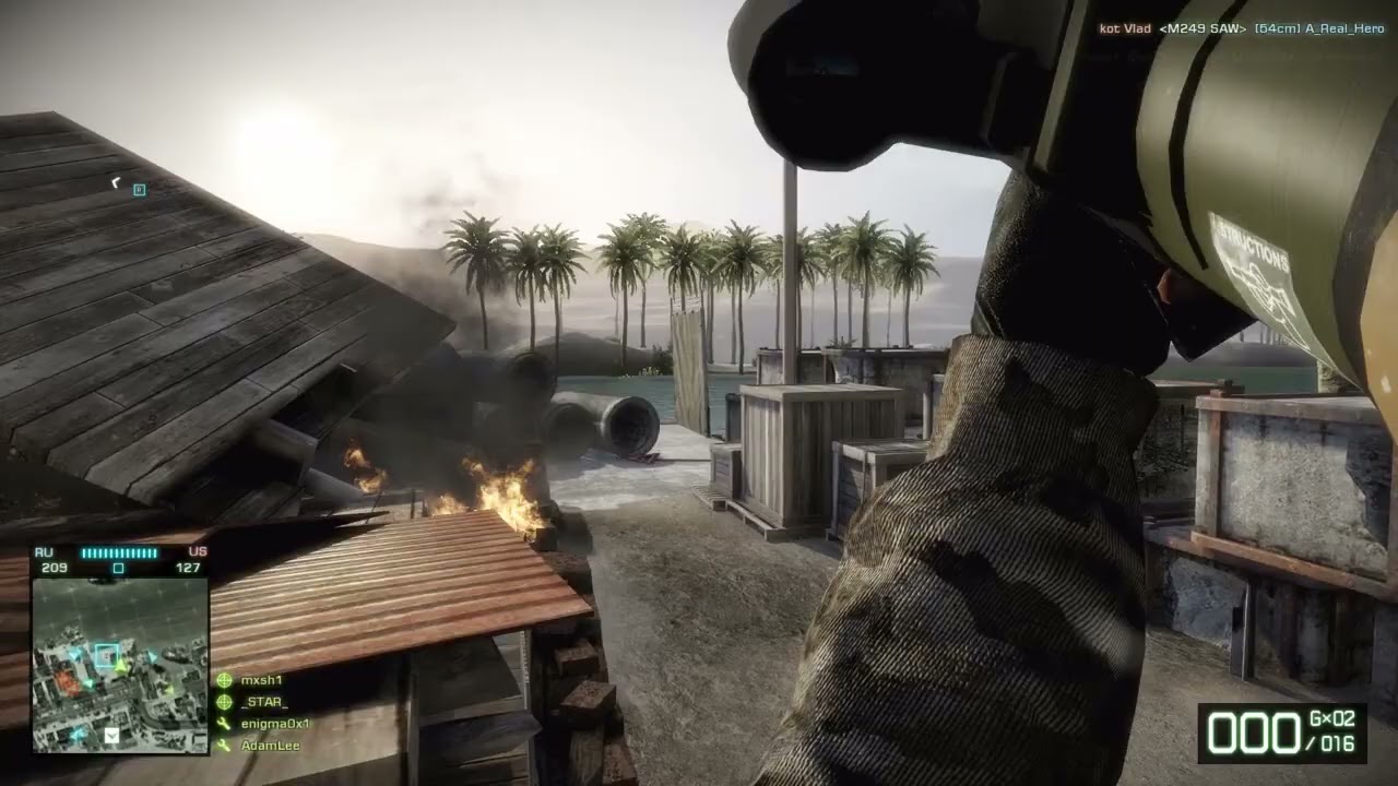 Battlefield: Bad Company 2 Multiplayer Gameplay (Conquest) -OASIS-