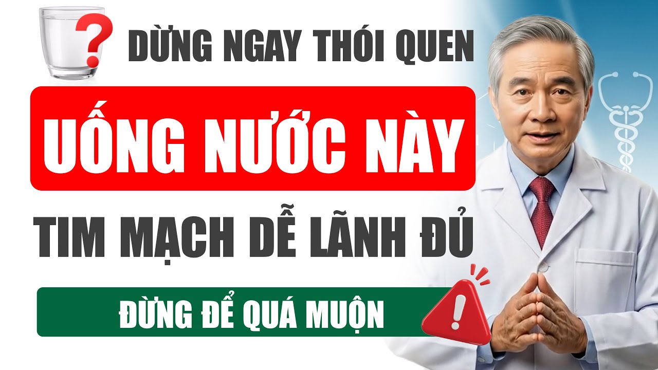 Dừng Ngay Thói Quen Uống Nước Này Buổi Sáng, Tim Mạch Dễ Lãnh Đủ. Đừng Để Quá Muộn