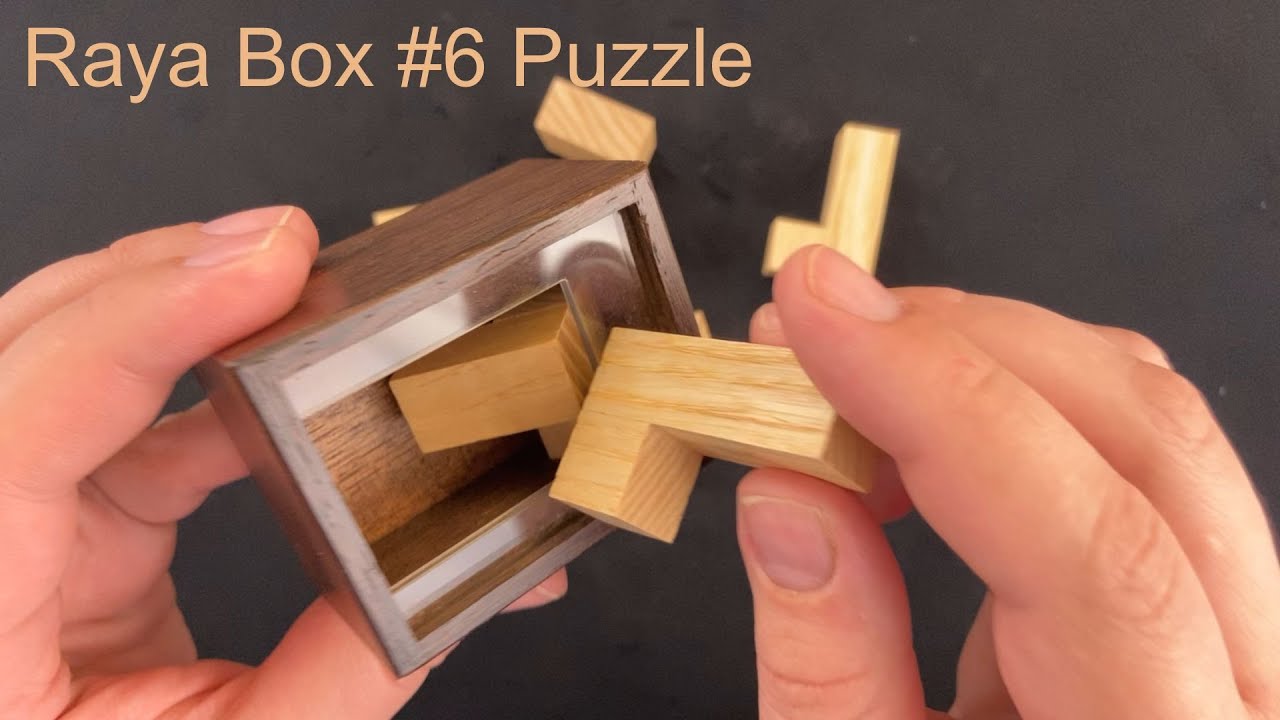 Raya Box No.6 may look simple, but many steps are needed to pack pieces into the frame. #puzzle