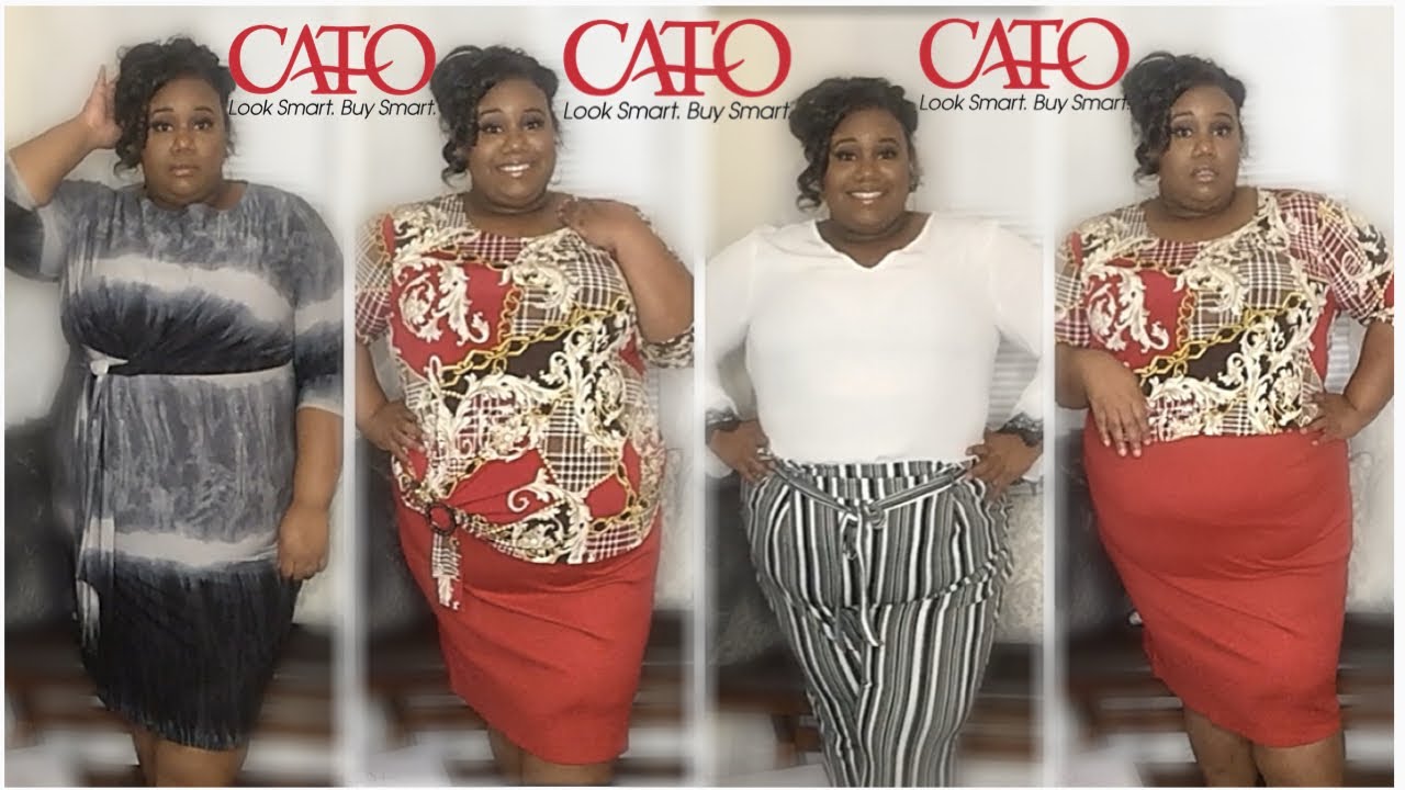 CATO'S PLUS SIZE TRY ON HAUL 2020 | Business Casual Attire | Plus Size Office Wear 👗👠💼