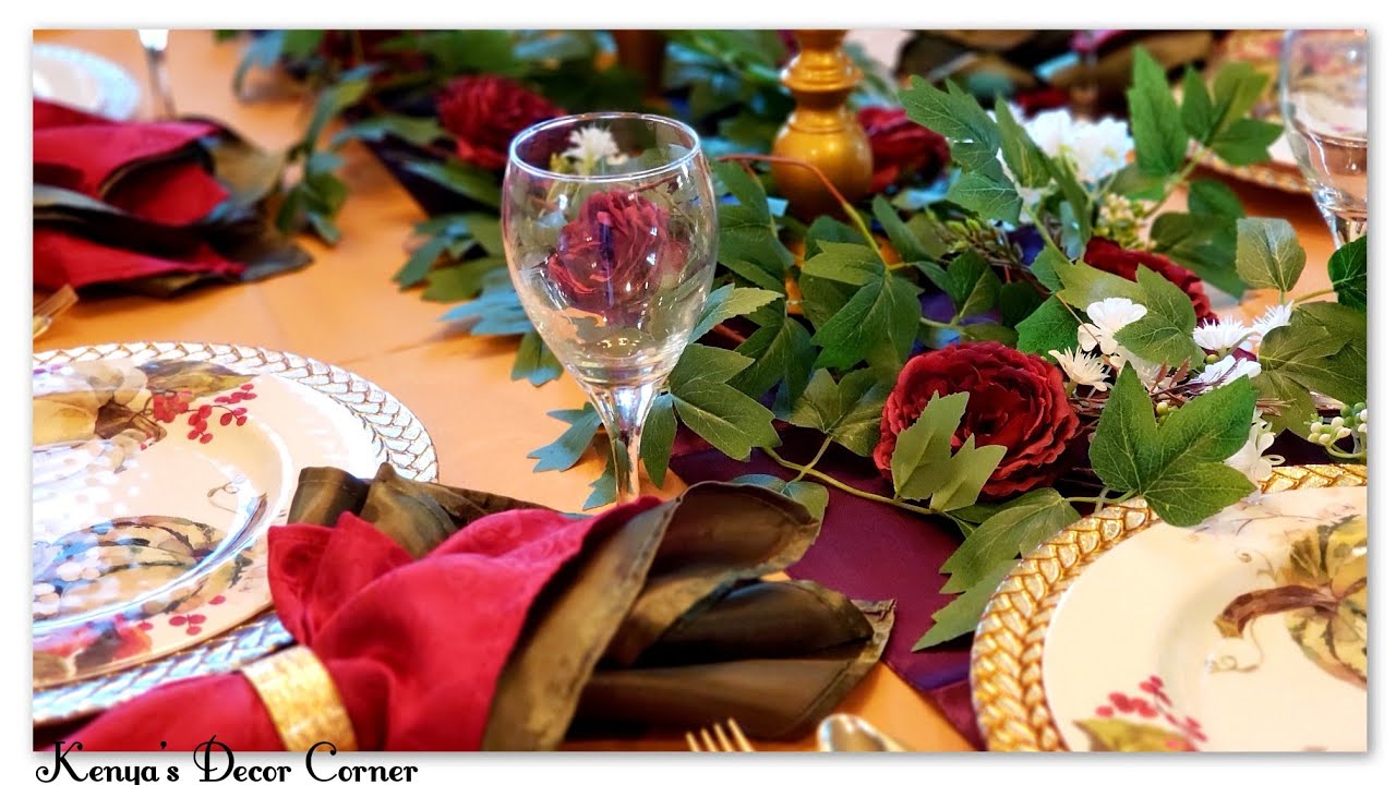 Thanksgiving Tablescape | Tuscan Inspired | Tablescape Thursday